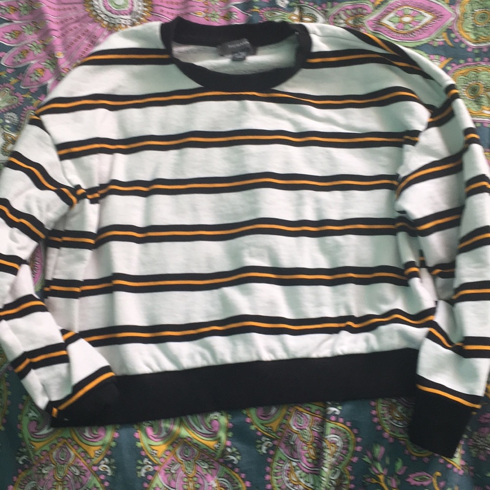 Striped sweatshirt. Never worn